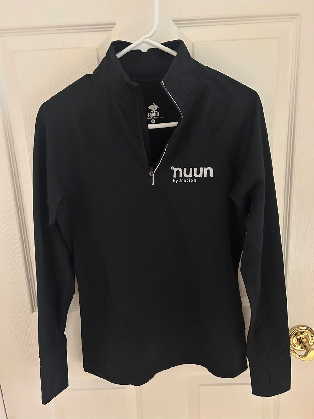 Women’s Black Quarter-Zip Performance Top